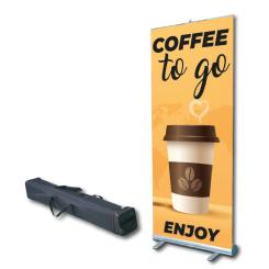 Roll-Up Banner "Coffee to go" 