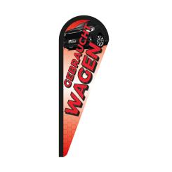 Surf banner "Gebrauchtwagen"red/white 