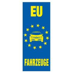 Flag EU-Vehicles, 150 x 400cm 