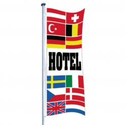flag with "HOTEL" 