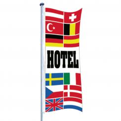 Europafahne mit "Hotel" 