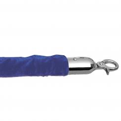 Luxury Barrier Rope, blue blue with chrome