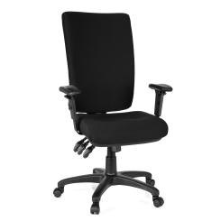 Bürodrehstuhl mit Armlehne, schwarz 
