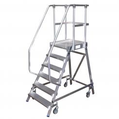 Platform Ladders, mobile, single sided access 