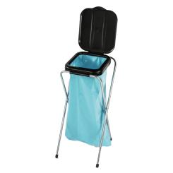 Garbage bag stand 1-fold stand with metal legs 