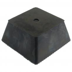 Rubber Trapezoidal Block, universal with knobs 