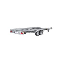 Autotransport-Anhänger mit Auffahrschienen 