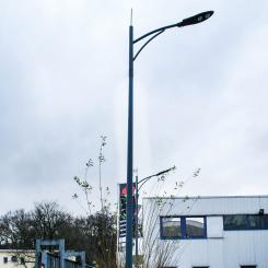 Lichtmast für Straßenlampe COB "single arm" 