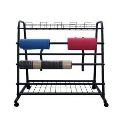 Dispenser for adhesive carpet protectors 