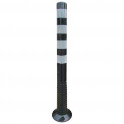 flexible Post black Stripes silver, 