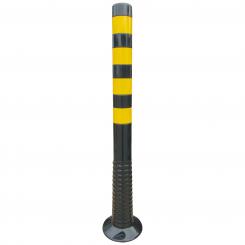 flexible Post black Stripes yellow 