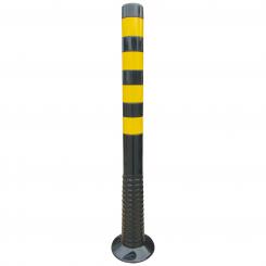 flexible Post black Stripes yellow 