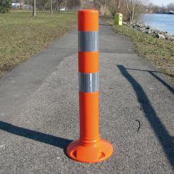 Flexipoller orange, 760 mm x 100 mm 