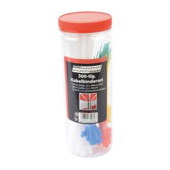 Cable tie set 300 pieces. 
