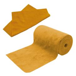 Rolls of microfibre cloths, 75pcs, yellow 