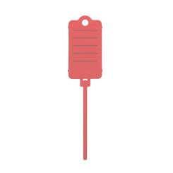 Schlüsselanhänger mit Kabelbinderverschluss, rot, 200 Stück rot