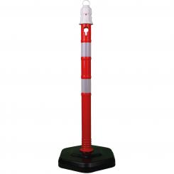 Barrier Column, red/white 