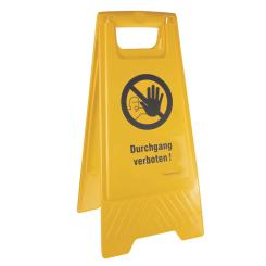 Warnschild "Durchgang verboten!" Durchgang verboten