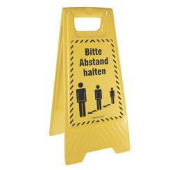 Warnschild "Bitte Abstand halten" Bitte Abstand halten