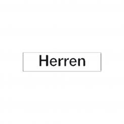 Hinweisschild "Herren" 