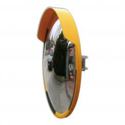 Traffic Mirror, 80 cm diameter, yellow/black 