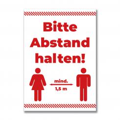 Poster "Abstand halten", DIN A1 