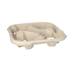 Cardboard carrying tray ‘To Go’ for 4 cups 