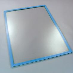Infotaschen magnetisch haftend blau, 5 Stück 