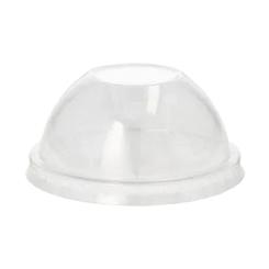 Dom lid PET, Ø 8 cm, 4 cm high, crystal clear 