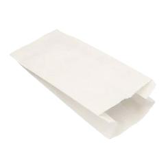 Papierfaltenbeutel Cellulose, weiß 
