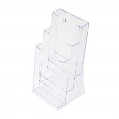 Brochure Holder for table/wall 3 x 1/3 A4 