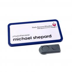 Name tag with magnetic holder, 50 piece 