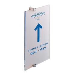 Türschild Acryl,  210 x 148mm 
