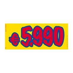 Preissticker rot / blau / gelb 