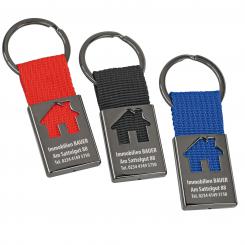 Key fob "house", metal 