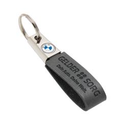 Key fob with doming 