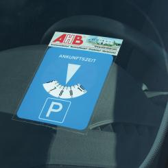 Selbstklebende Parkscheibe, 100 Stück 