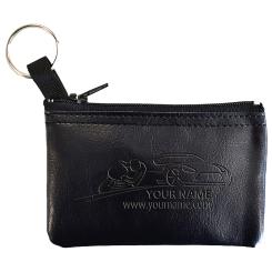 Key Pocekt, synthetic black leather 