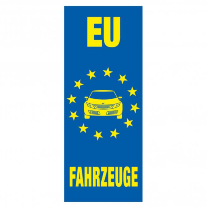 Fahne "EU Fahrzeuge", 120 x 300 cm
