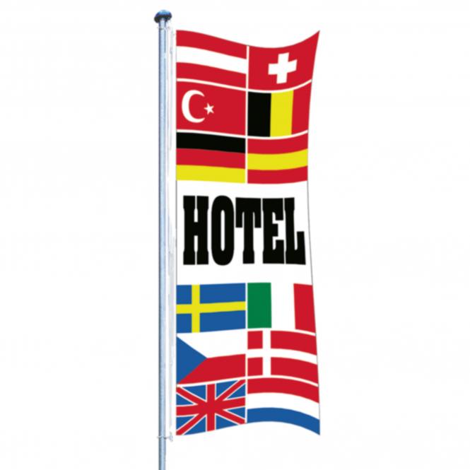 flag with "HOTEL"