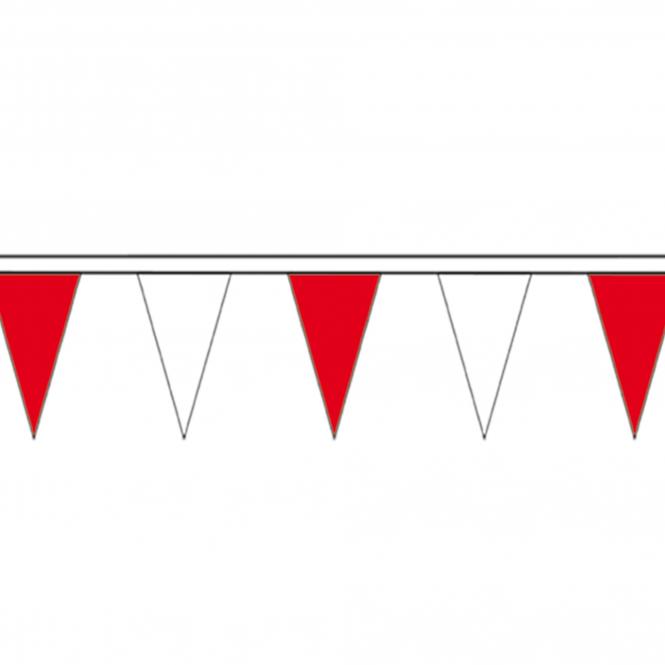 Pennant Chains | 48 pennants (28 m) | red/white