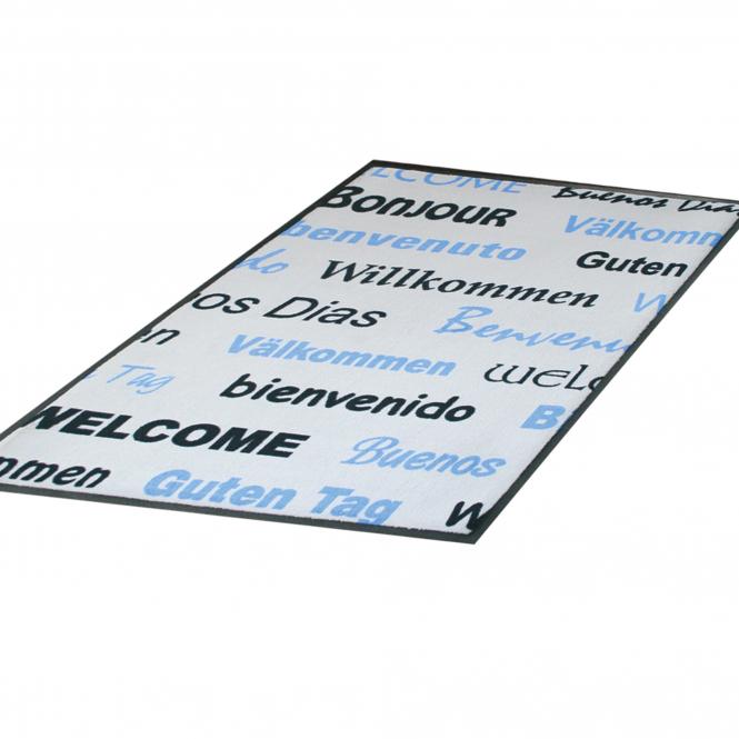 Doormat with International Greetings