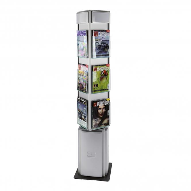 9er Brochure Stand, Rotating