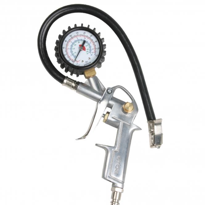 Hand Tire Inflator with pressure gauge