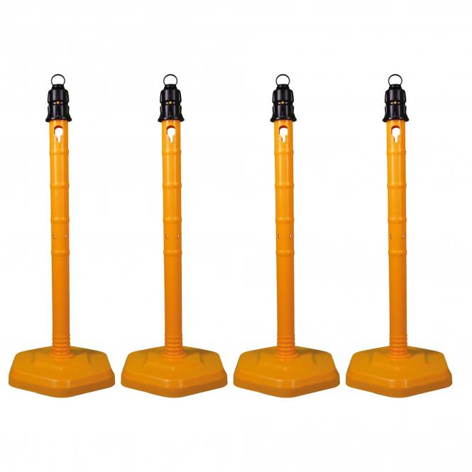 Barrier Column Set, 4-pcs.yellow