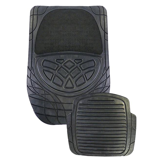 Universal Car Floor Mat Set, 4-Piece