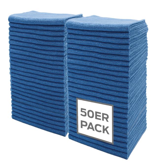 microfibre cloths, 50 pcs
