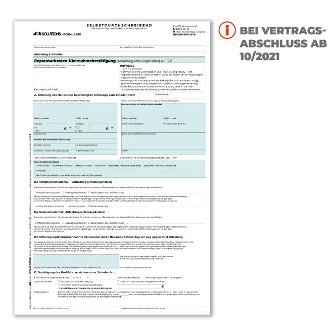 schedule for German car-dealers, 100 piece