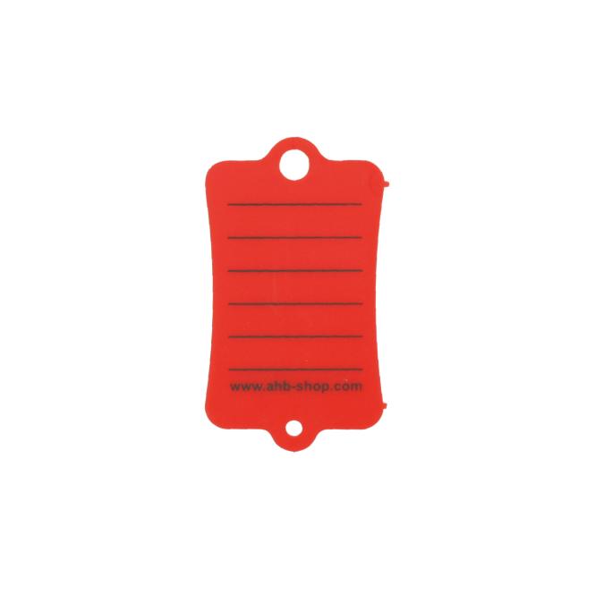Key Tag Refill Sets, 100 piece | red