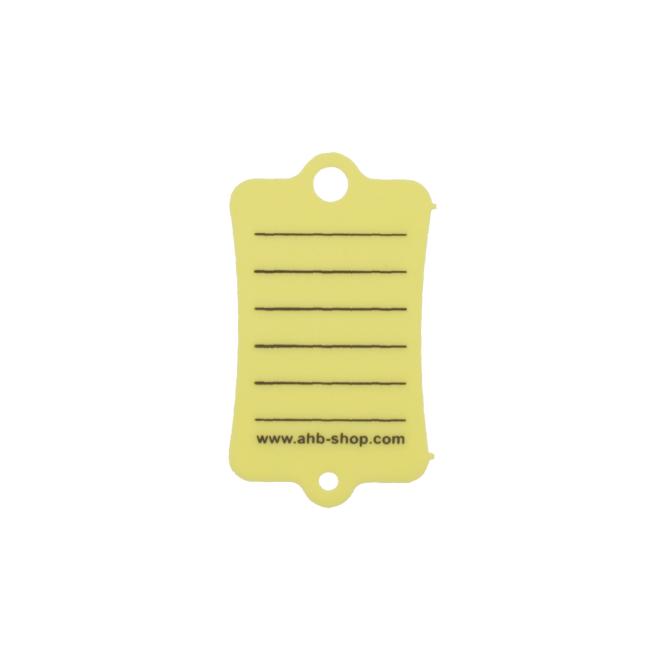 Schlüsselanhänger-Nachfüllpacks, 100 Stück | gelb